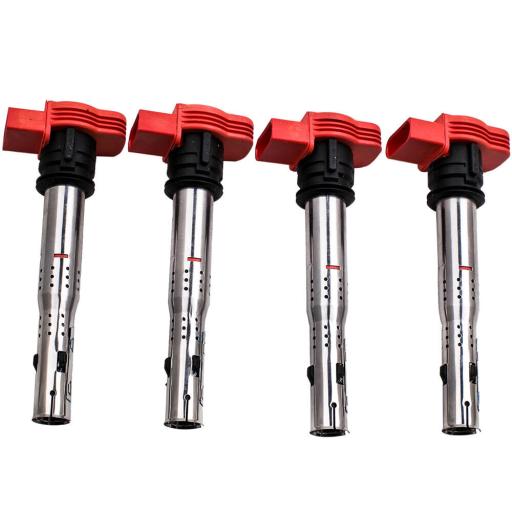 Audi R8 Genuine Red Top Coilpacks (OEM)